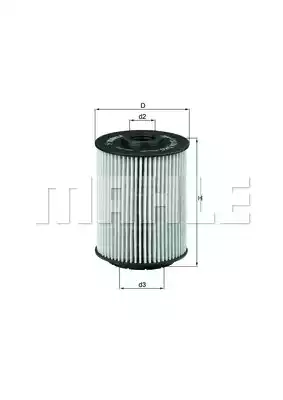 Масляный фильтр MAHLE/KNECHT OX356D