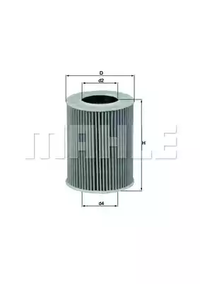 Масляный фильтр MAHLE/KNECHT OX369D