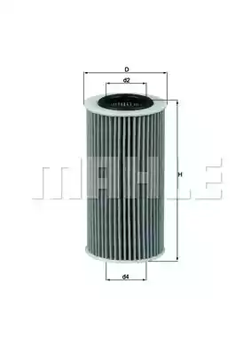 Масляный фильтр MAHLE/KNECHT OX370D