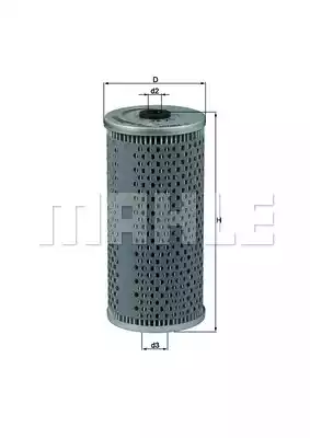 Масляный фильтр MAHLE/KNECHT OX92D