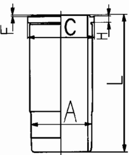 89 570 110 гильза цилиндра volvo td71/73 d104.77 std (с уплотнительными кольцами) (3978531) ks KOLBENSCHMIDT 89 570 110