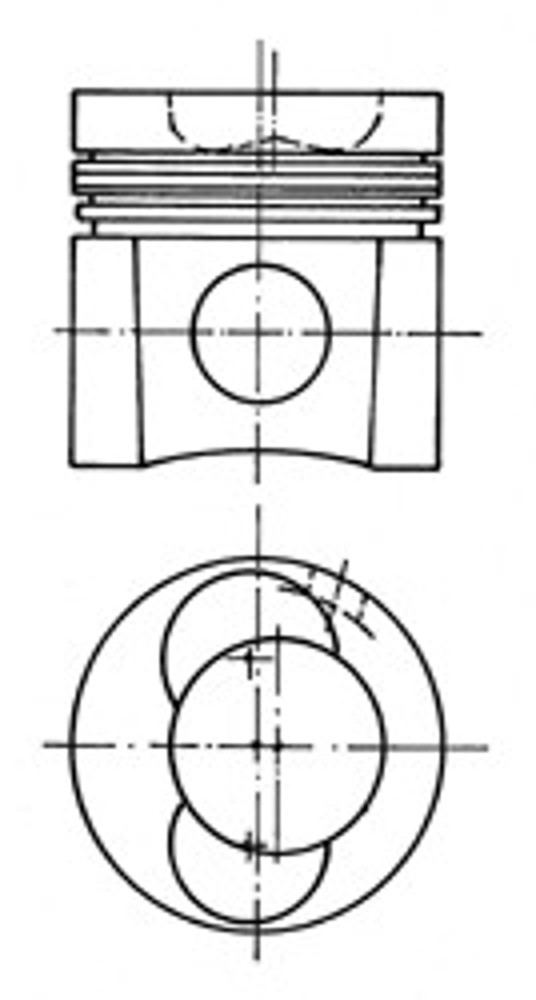 Поршень двс KOLBENSCHMIDT 94412600