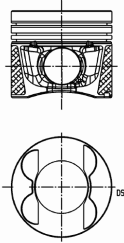 Поршень KOLBENSCHMIDT 40 096 630