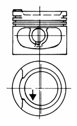 Поршень KOLBENSCHMIDT 93 928 630