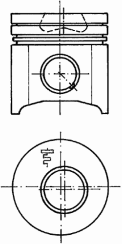 Поршень KOLBENSCHMIDT 94 701 600