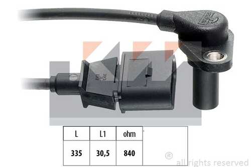 Датчик частоты вращения made in italy - equivalent KW 453220