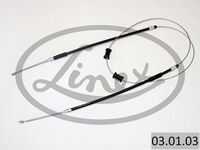 Трос стояночного тормоза LINEX 03.01.03