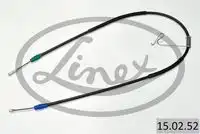 Трос стояночного тормоза лев ford transit 2006- 1532/1330мм LINEX 15.02.52