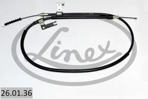 Трос стояночного тормоза прав mazda 323 09.98-05.04 1660/1394мм LINEX 26.01.36