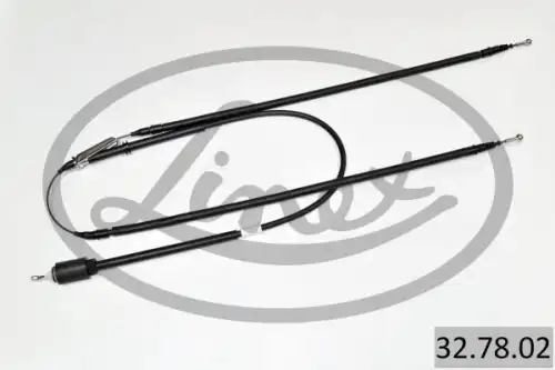 Трос стояночного тормоза для электр.ручника к-кт opel astra j gtc 2011- 1930/1002-617+755/617мм LINEX 32.78.02
