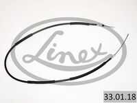 Трос стояночного тормоза прав LINEX 33.01.18