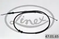 Трос стояночного тормоза vw transporter t5 swb 07/2004- 1650/1285мм LINEX 47.01.65