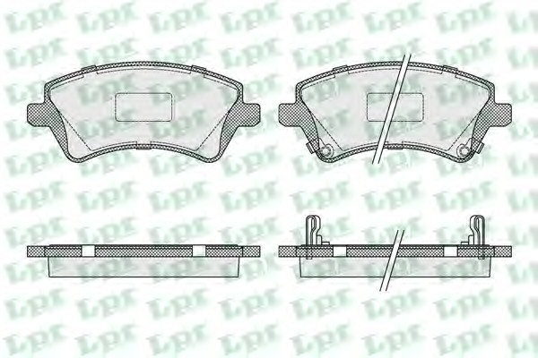 Тормозные колодки LPR 05P1002