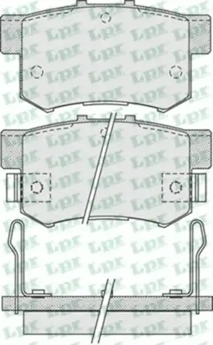 Тормозные колодки LPR 05P1014