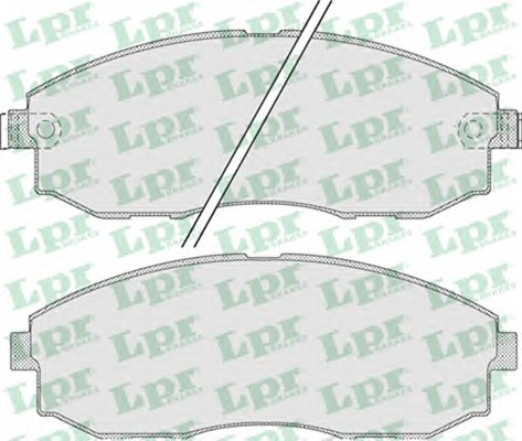 Тормозные колодки LPR 05P1015