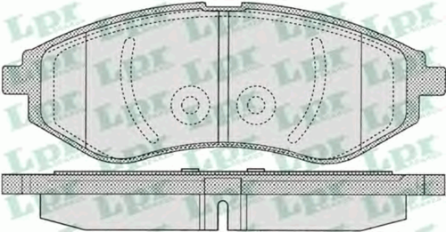 Тормозные колодки LPR 05P1080