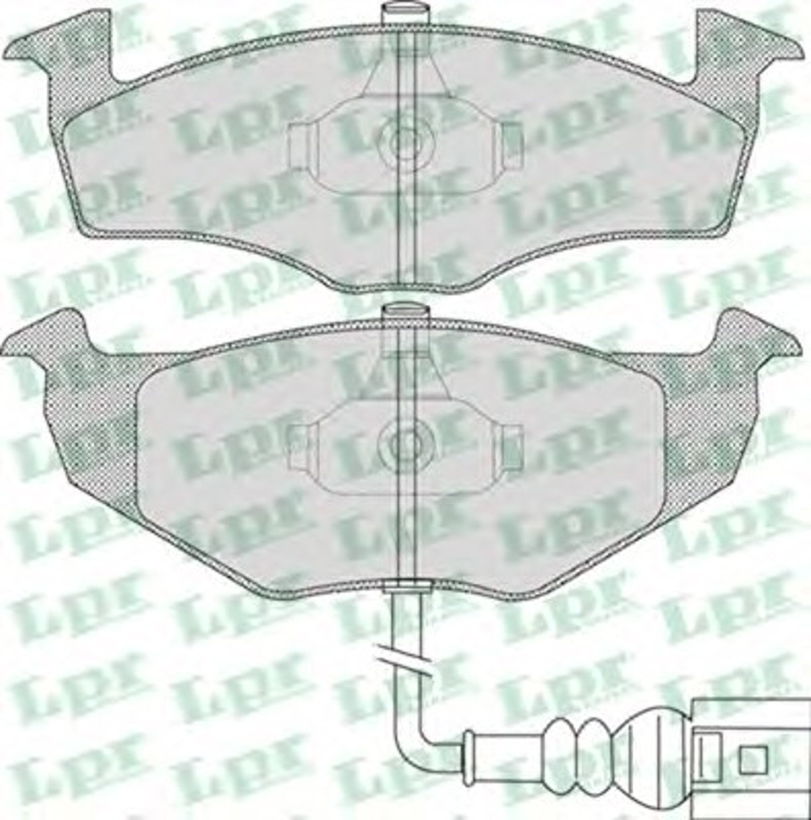 Колодки тормозные дисковые LPR 05P1120