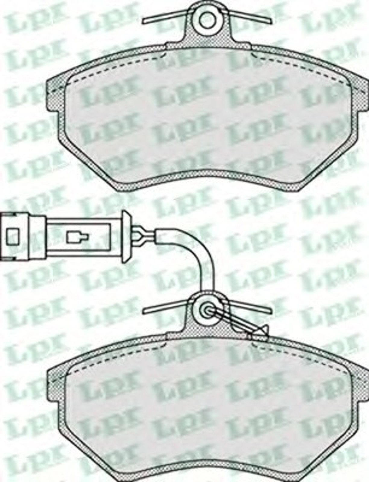 Колодки тормозные дисковые LPR 05P1136