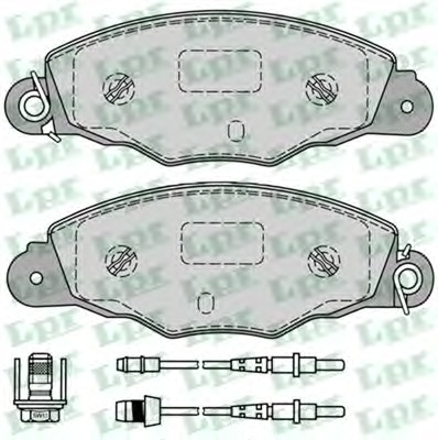 Тормозные колодки LPR 05P1140