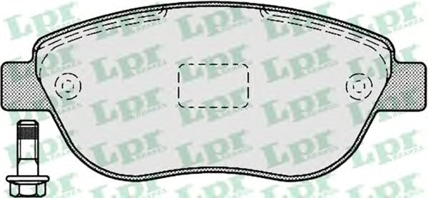 Тормозные колодки LPR 05P1192