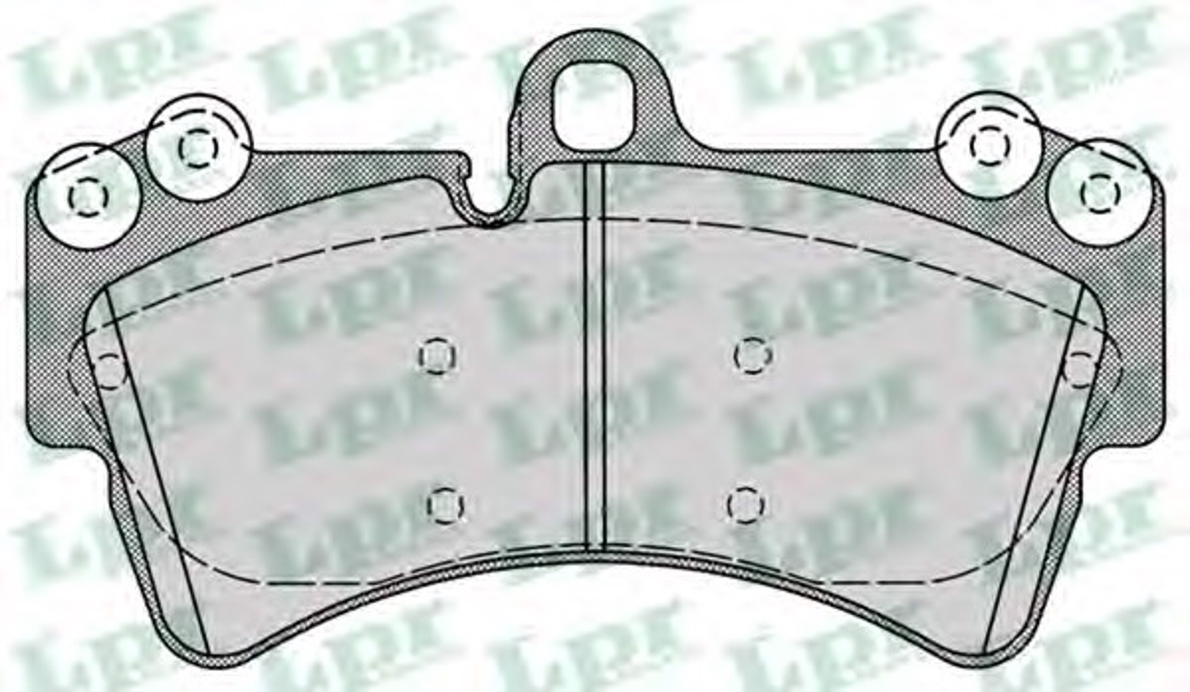 Тормозные колодки LPR 05P1257