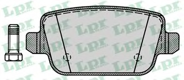 Тормозные колодки LPR 05P1272