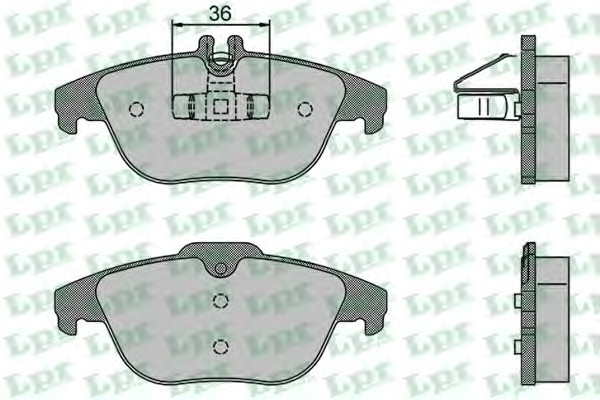 Тормозные колодки LPR 05P1274