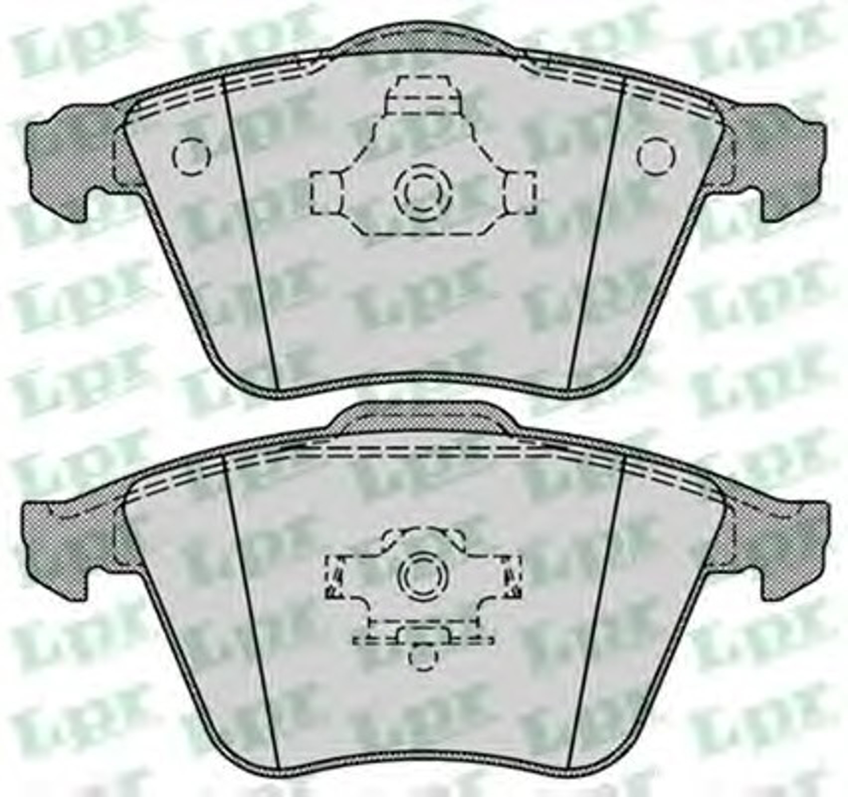 Колодки тормозные пер mazda 3/opel signumvectra c/volvo c30c70 iis40 iiv40 v50 LPR 05P1277