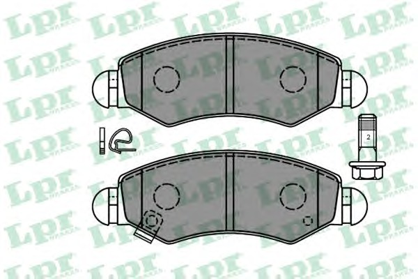 Тормозные колодки LPR 05P1280
