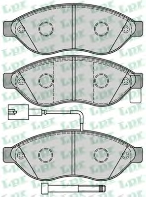 Тормозные колодки LPR 05P1287