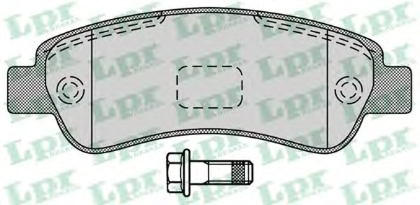 Тормозные колодки LPR 05P1289