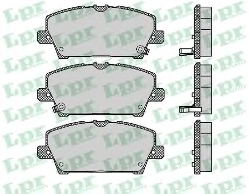 Тормозные колодки LPR 05P1317