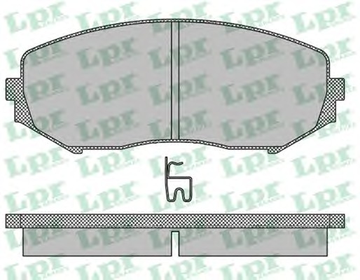 Тормозные колодки LPR 05P1318
