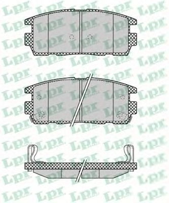 Тормозные колодки LPR 05P1323