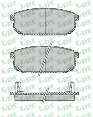 Тормозные колодки LPR 05P1370
