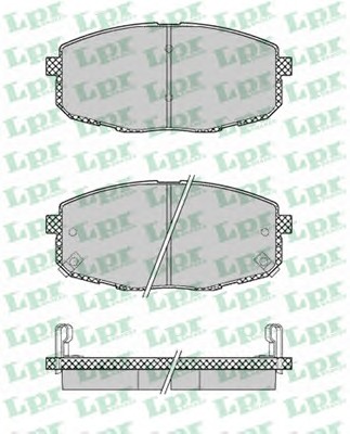 Тормозные колодки LPR 05P1375