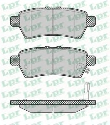 Тормозные колодки LPR 05P1377