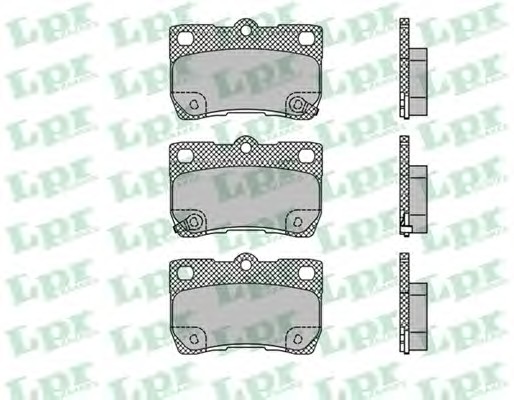 Тормозные колодки LPR 05P1407