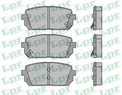 Тормозные колодки LPR 05P1416