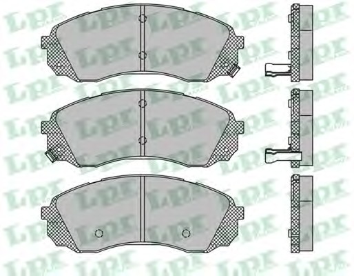 Тормозные колодки LPR 05P1451