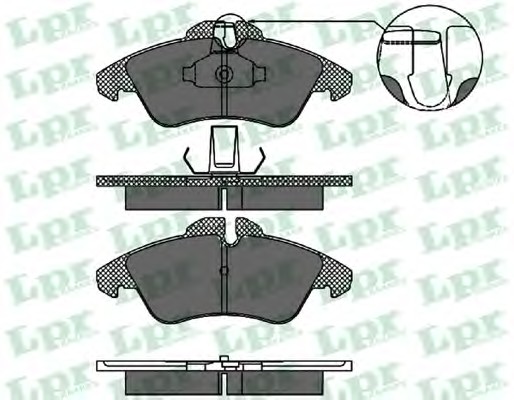 Тормозные колодки LPR 05P1469