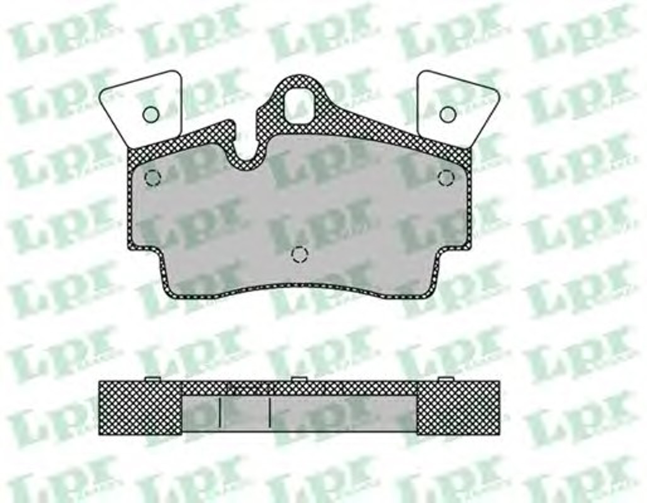 Колодки тормозные дисковые LPR 05P1482