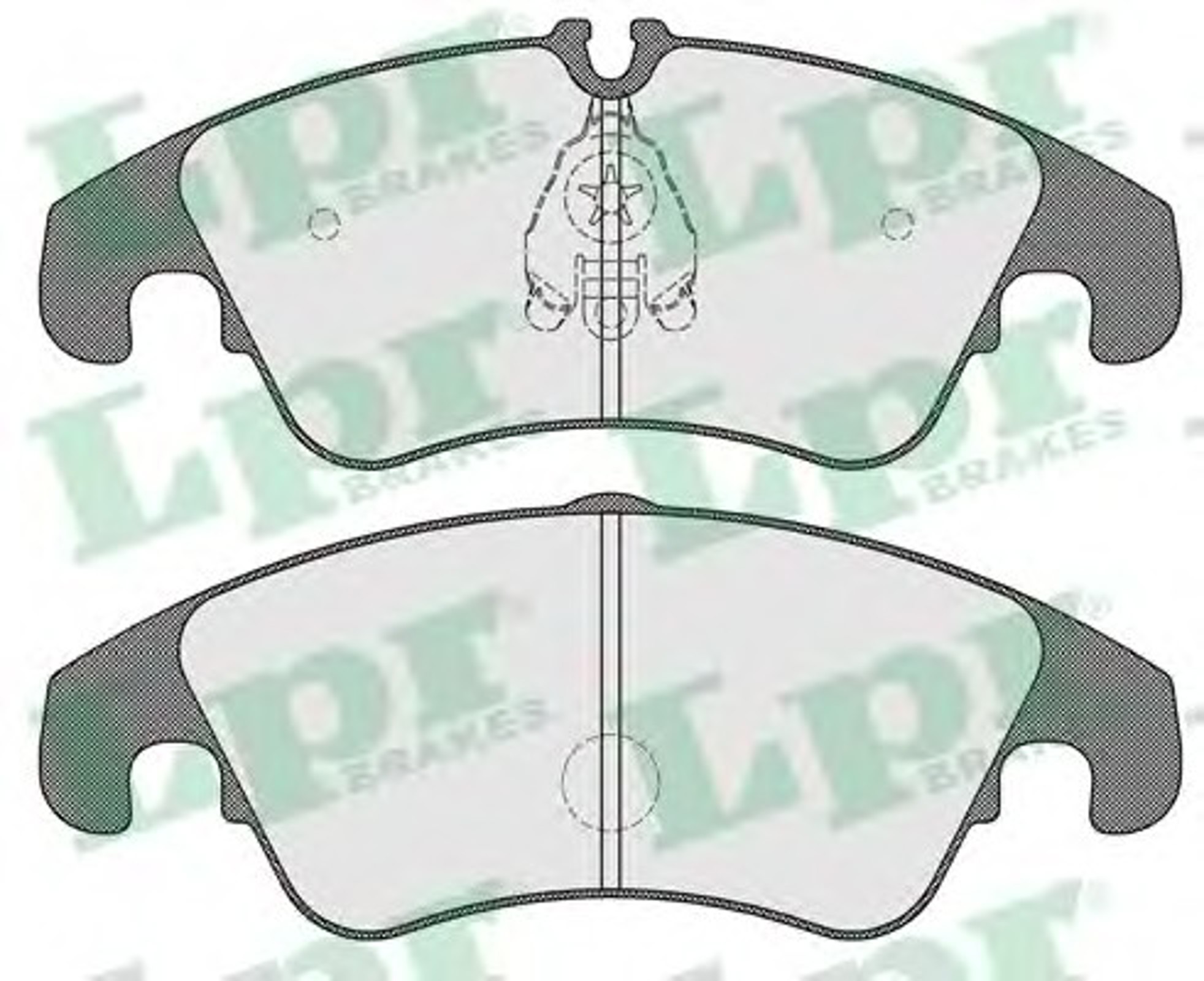 Колодки тормозные дисковые LPR 05P1532