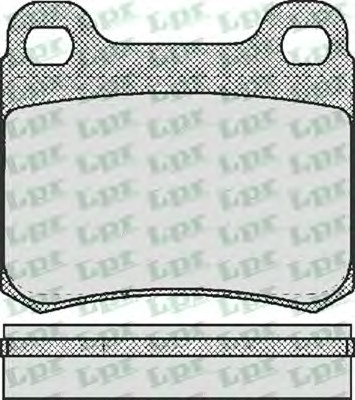 Тормозные колодки LPR 05P158