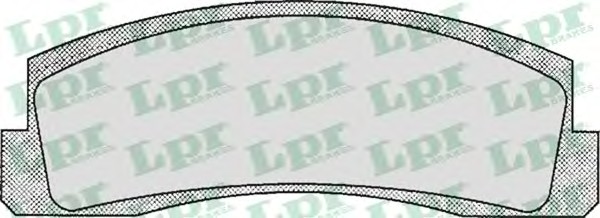 Колодки тормозные дисковые LPR 05P179