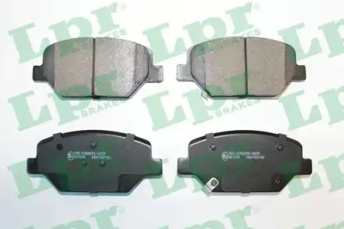 Колодки тормозные дисковые lpr LPR 05P2108