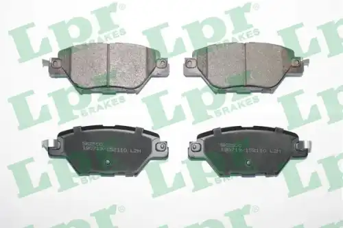 Колодки тормозные дисковые lpr LPR 05P2110