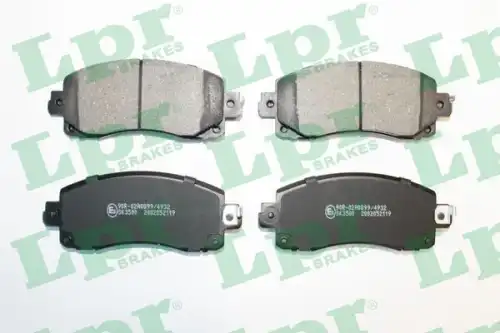 Колодки тормозные дисковые lpr LPR 05P2119