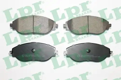 Колодки тормозные дисковые lpr LPR 05P2163