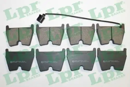 Колодки тормозные дисковые lpr LPR 05P2172
